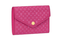 LOUIS VUITTON Leather Coin Purses Wallets Women's Pink