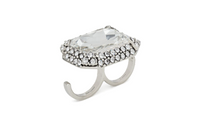 SAINT LAURENT Metal Rings Women's Silver