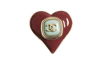CHANEL Brooches Women's Red