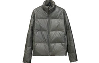 HERMES FW22 Leather Jacket Men's Charcoal Gray