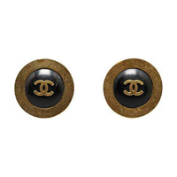 CHANEL 1994 Cc Logo Clip on Earrings