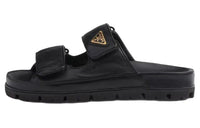 PRADA Padded Leather Sandals