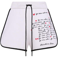 DIOR SS24 Casual Shorts Women's White