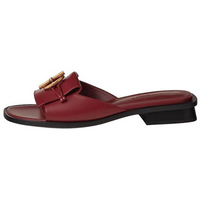 HERMES Slide Slippers Women's Red
