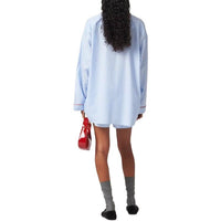 MIU MIU Striped Long-Sleeved Shirt