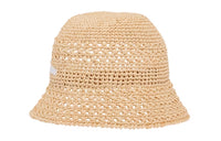 MIU MIU Straw Hat Women's Light Brown