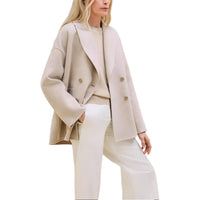 HERMES Coats Women's Beige
