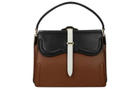 PRADA Leather Handbag Regular Women's Brown