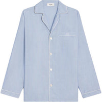 CELINE Pajama Shirt In Striped Silk