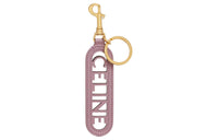 CELINE Smooth Calf Leather Key Ring Pendant Bag Accessory Women's Petal Pink