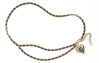 CHANEL Waist Chains Women's Gold/Black