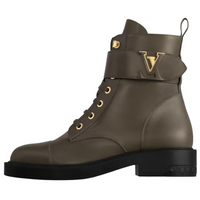 LOUIS VUITTON Citizen Ankle Boots Women's Green