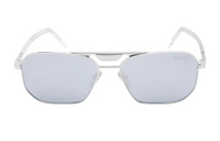 PRADA Metal Aviator Sunglasses Men's Silver