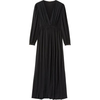 Loro Piana Bianca Long-Sleeved Dresses Women's Black