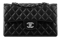 CHANEL Classic Flap CF Sheepskin Crossbody Bag, Shoulder Bag Women's Black