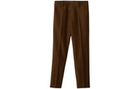 MIU MIU Logo-embroidered Wool Trousers