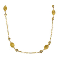 CHANEL 1990-2000 Cc Medallion Necklace