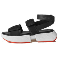 HERMES Geek Strap Sandals Women's Black