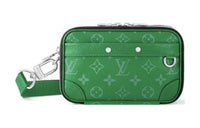 LOUIS VUITTON Alpha Leather Messenger Bag Shoulder Bag Crossbody Bag Extra Mini Men's Green