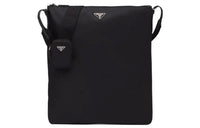 PRADA Canvas Handbag Shoulder Bag Crossbody Bag Canvas Bag Men's Black