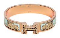 HERMES Bangles Women's Rose Gold