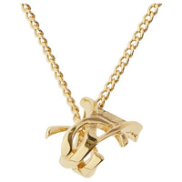 SAINT LAURENT Brass Necklaces Women's Gold