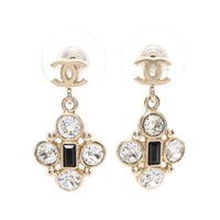 CHANEL Gold-Plated Earrings Women's Gold