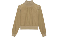 SAINT LAURENT SS21 Fitted Knitwear Women's Beige
