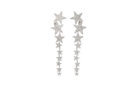 SAINT LAURENT Clip On Earrings Women's Silver