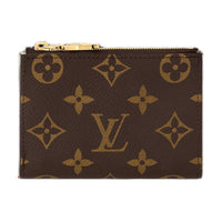 LOUIS VUITTON Monogram Coated Canvas Card Holder Wallet Women's Vittorio Noto Green
