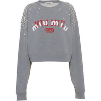 MIU MIU FW22 Sweatshirt Women's Gray