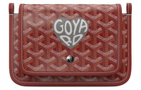 GOYARD Plumet Canvas With Leather Envelope Bag Crossbody Bag Shoulder Bag Unisex Red & Gray