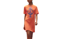 HERMES SS23 Short-Sleeved Dresses Women's Vivid Orange