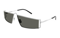 SAINT LAURENT Irregular Shape Sunglasses Women's Silver