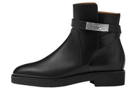 HERMES Follow Ankle Boots Women's Black