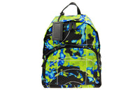 PRADA Nylon Backpack Unisex Black/Green
