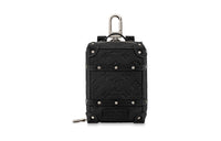 LOUIS VUITTON Leather Portable Bag Merch Mini Men's Black