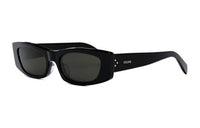 CELINE Plastic Rectangular Sunglasses Women's Black