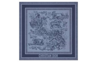 DIOR Silk Scarves Women's Blue