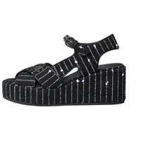CHANEL Beach Sandals Women's Black