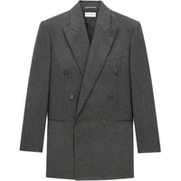 SAINT LAURENT FW24 Jackets Coats Men's Gray