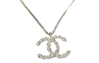 CHANEL Necklaces Women's Silver