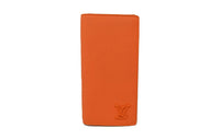 LOUIS VUITTON Leather Wallet Unisex Orange