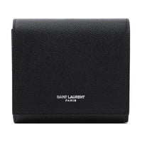 SAINT LAURENT Calfskin Wallet Regular Men's Black