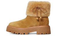 CELINE Ankle Boots 4.5cm Women's Brown