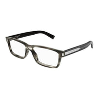 SAINT LAURENT Acetate Square Eyeglass Frames Men's Gray