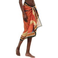 HERMES Shawl Women's Coral Orange