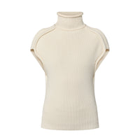 LOUIS VUITTON Shoulder Seam Ribbed Knit Top