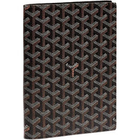 GOYARD Canvas With Calfskin Storage Bag Unisex Black