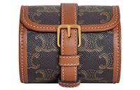 CELINE Calfskin Storage Bag Women's Tawny